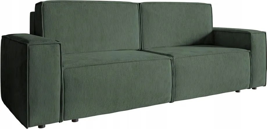 Pohovka trojsedačka Copenhagen (lesná zelená čierna)