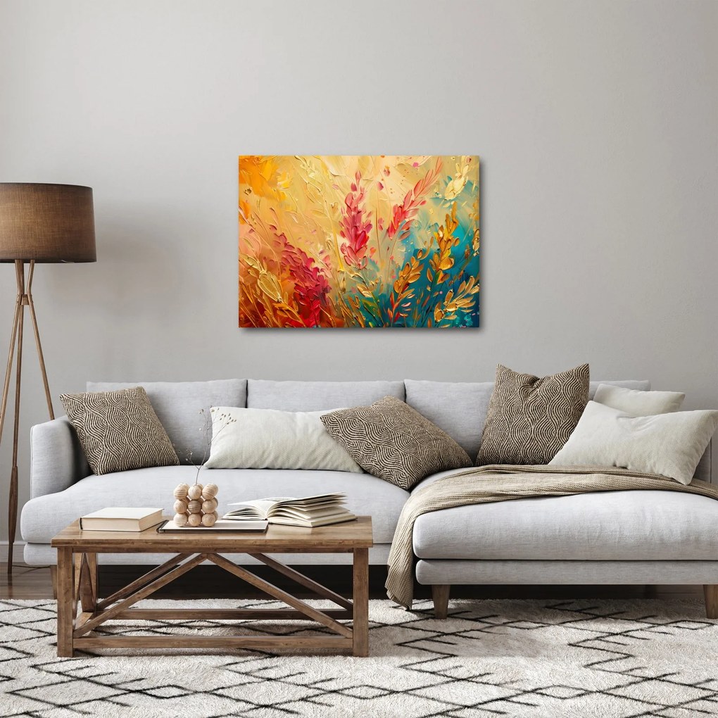 Obraz - Maľba poľa (70x50 cm)