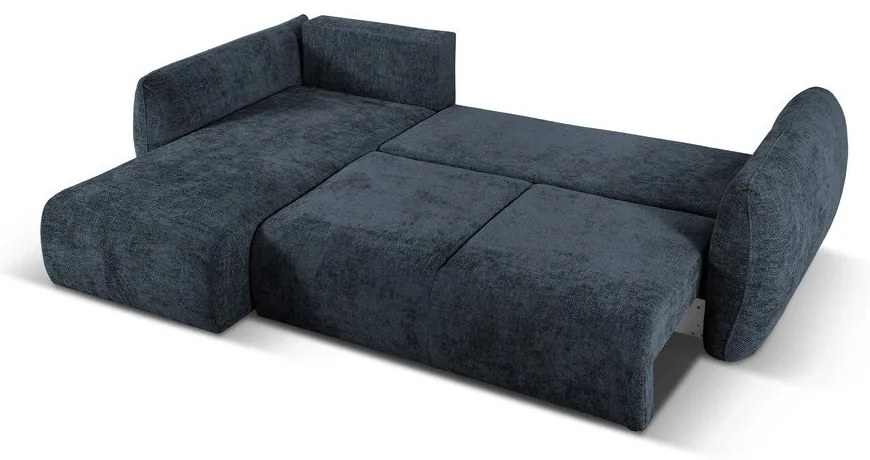 Tmavomodrá rohová pohovka (ľavý roh) Matera – Cosmopolitan Design