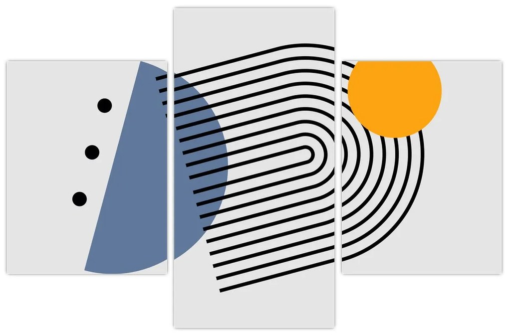 Obraz - Minimalistická abstrakcia N⁰2 (90x60 cm)
