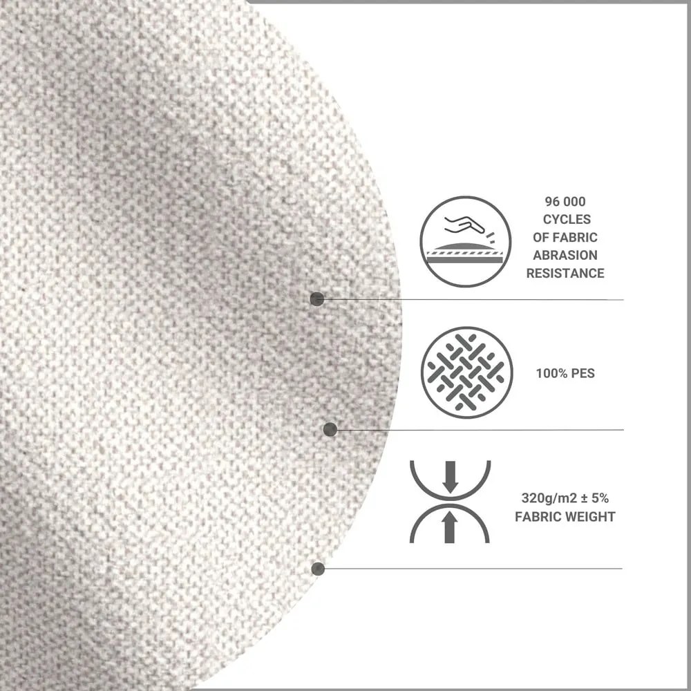 Boxspring posteľ s úložným priestorom v krémovo-prírodnej farbe 160x200 cm Asahi – Maison de Rêve