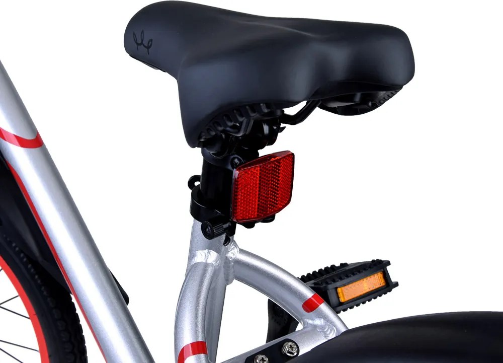 RoyalBaby Detský bicykel 16" Mars, ľahký hliníkový, moderný, strieborný RB16-26