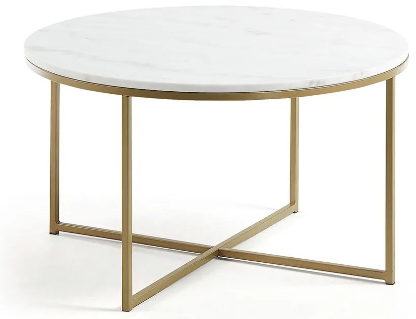 Konferenčný stolík Kave Home Shefield, ø 80 cm