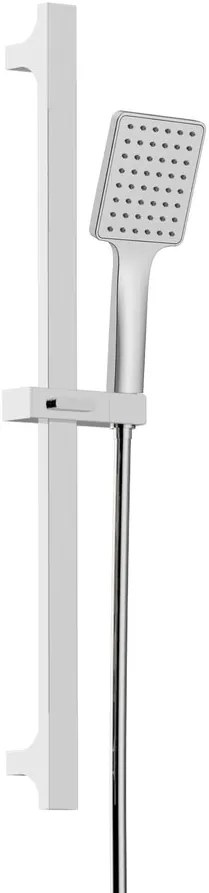 Sapho Sapho, Sprchová súprava hranatá, posuvný držiak 680mm, chróm, SC815