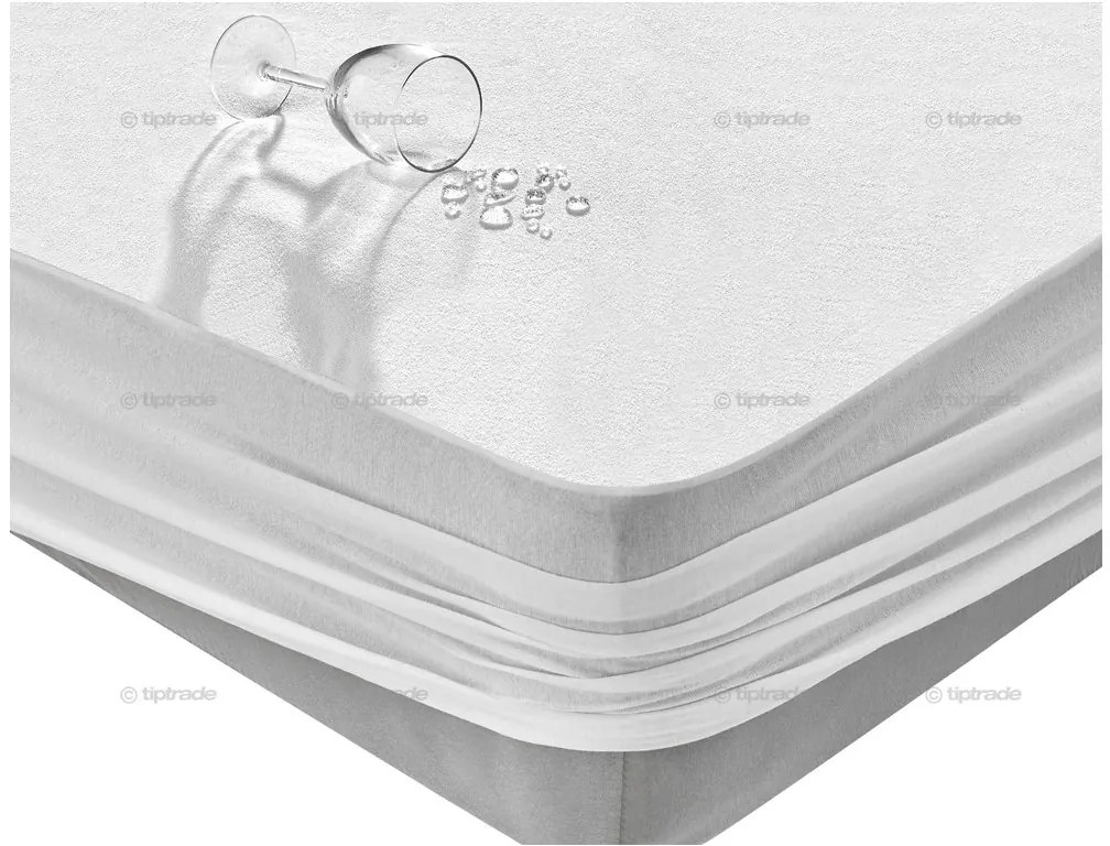 TipTrade Nepriepustné froté prestieradlo na matrac 180x200 cm
