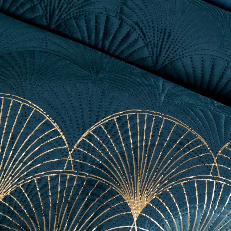 PREHOZ NA POSTEĽ LIMITED COLLECTION LOTOS1 170X210 CM TMAVOMODRÁ
