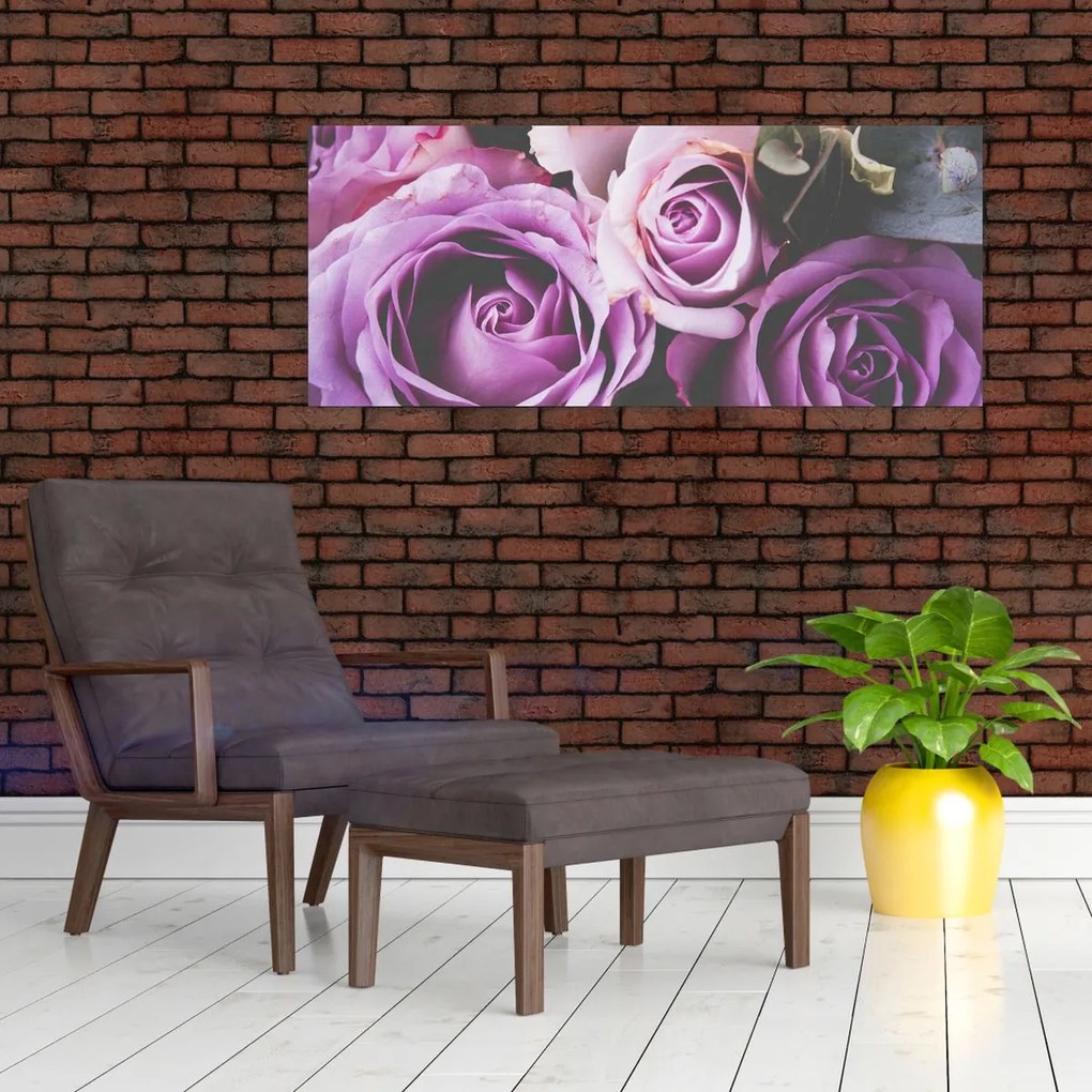 Obraz - Ružičky (120x50 cm)