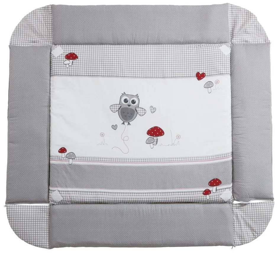 Sivá detská hracia podložka 75x85 cm Adam &amp; Eule – Roba