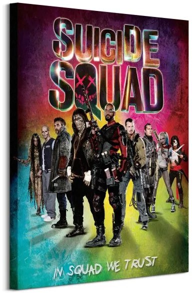 Art Group Obraz na plátne DC Comics Suicide Squad (Neon) Rozmery: 60 x 80 cm
