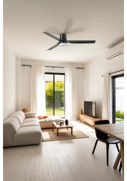 FARO 33830-1TW-LED Stmiev. ventilátor PUNT TUB M LED/18W/230V 3000/4200/6500K +DO