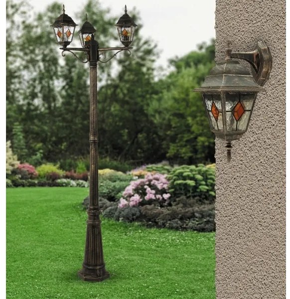 Rabalux 8186 - Vonkajšia lampa MONACO 3xE27/60W/230V