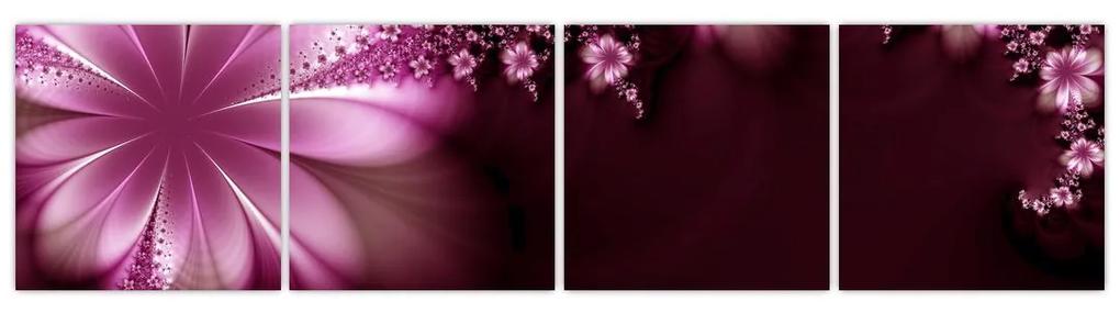 Abstraktné kvety - obraz