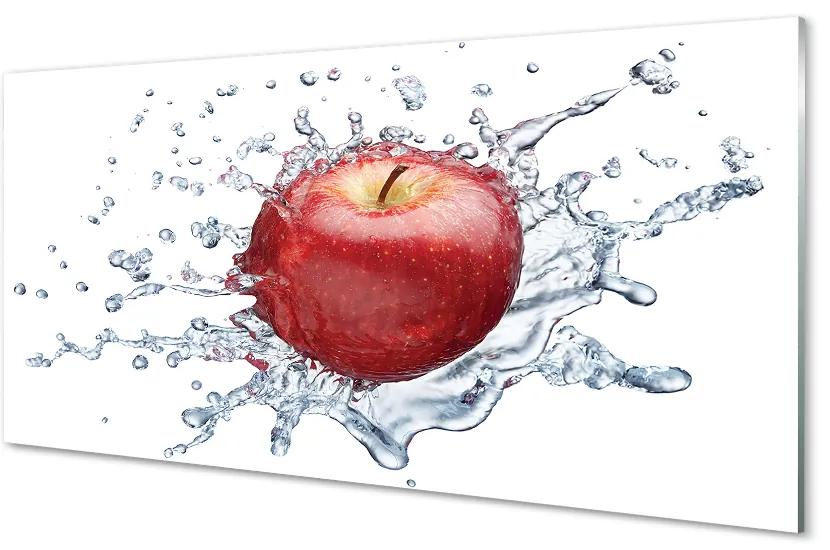 Obraz plexi Červené jablko vo vode 100x50 cm