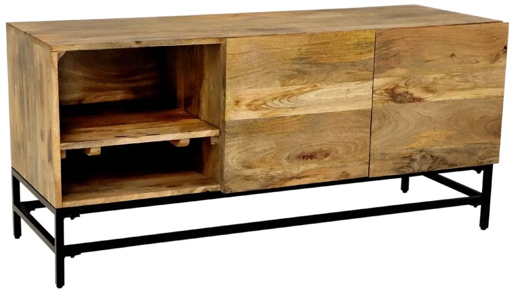 furniture-nabytek.cz - Stolek pod tv z masivu mango 130x60x45