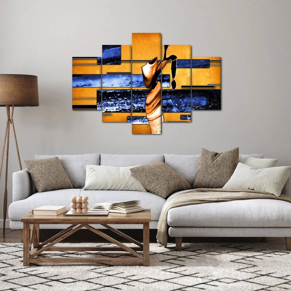 Obraz abstraktné maľby (150x105 cm)
