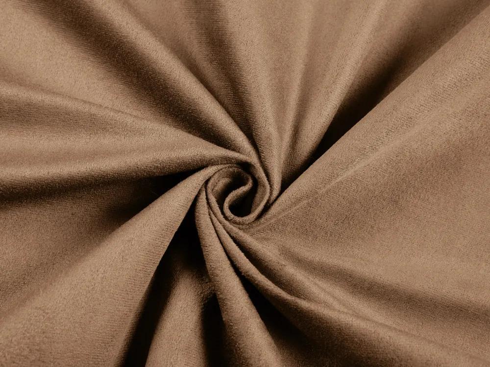 Biante Obliečka na vankúš/imitácia brúsenej kože Alcantara ALC-004 Svetlo hnedá 40 x 40 cm