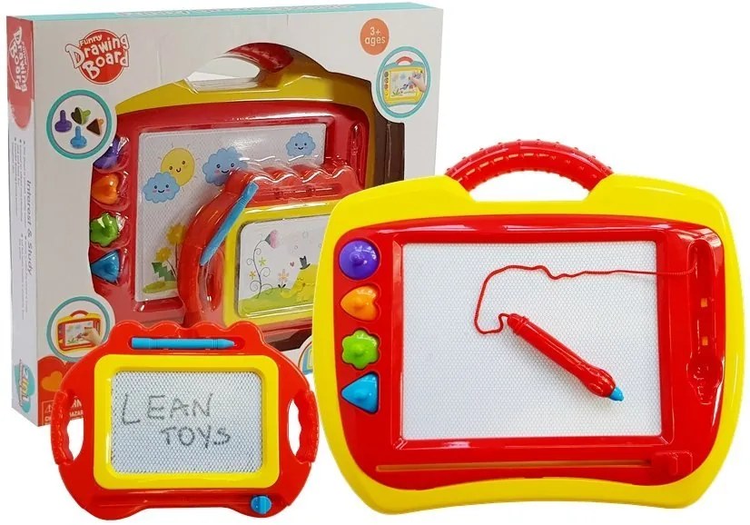 LEAN TOYS Sada magnetických tabúľ - modrá