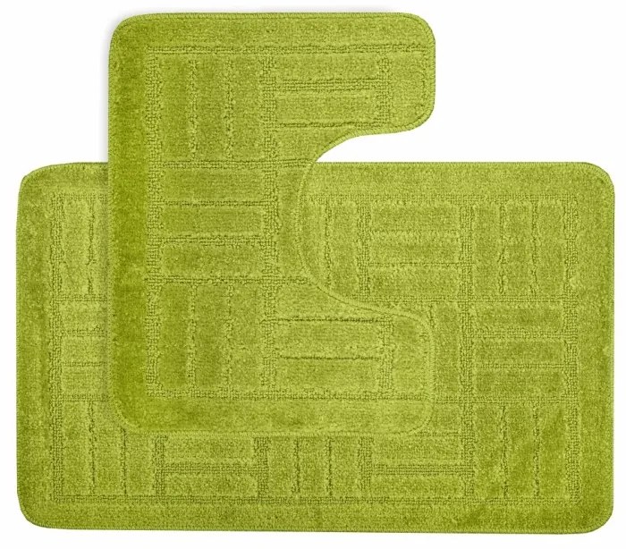 Kúpeľňové predložky set 2 kusov Esme zelené EMI