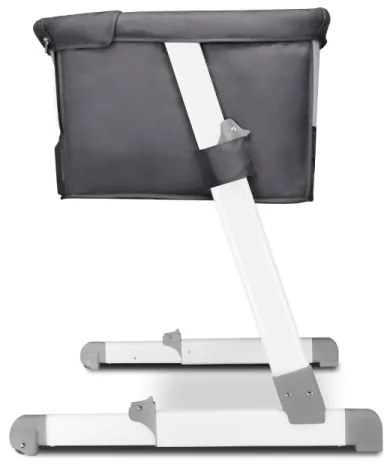 Lionelo - Cestovná postieľka THEO tmavosivá