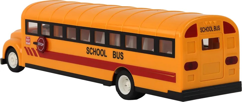 LEAN Toys Žltý školský autobus na diaľkové ovládanie R/C Otvorené dvere