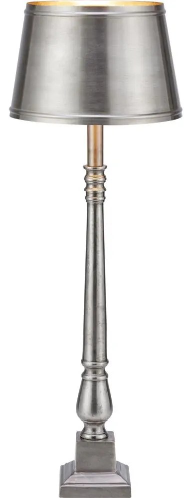 Markslöjd 108775 - Stolná lampa METALLO 1xE27/40W/230V matný chróm