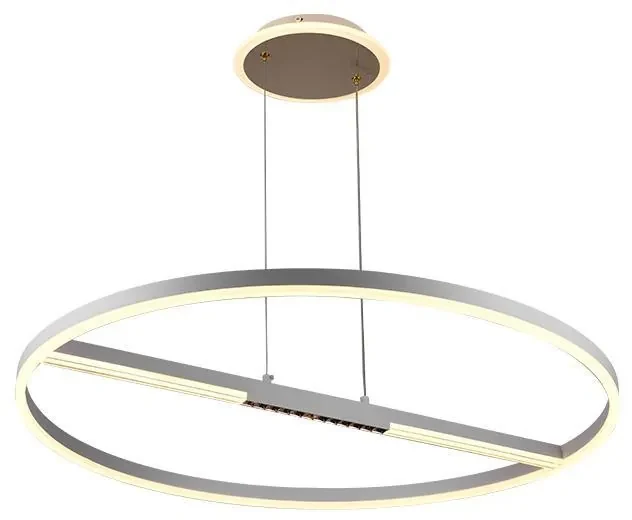 Závesné svietidlo NEDES LED svietidlo + diaľkový ovládač 95W J7308/W