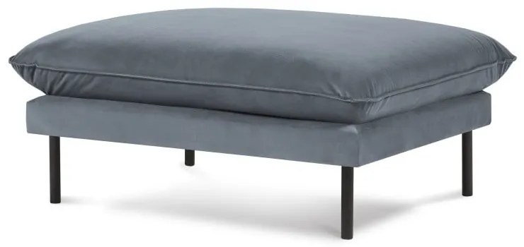 Sivá podnožka Cosmopolitan Design Vienna, 100 × 80 cm