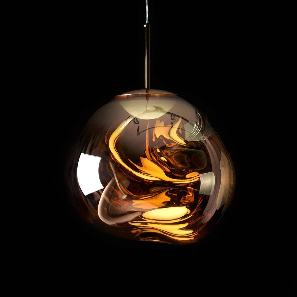 Tom Dixon Melt Mini závesné LED svietidlo, zlatá