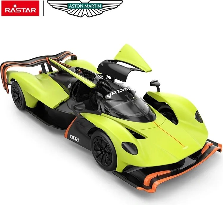 Diaľkovo ovládané auto Aston Martin Valkyrie AMR Pro R/C 1:14 zelené Rastar