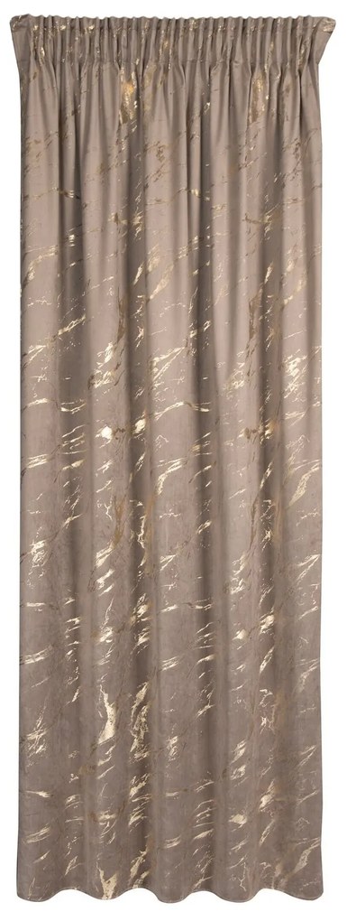 ZATEMŇOVACÍ ZÁVES NA PÁSKE MOLLY 140X270 CM VZOROVANÁ