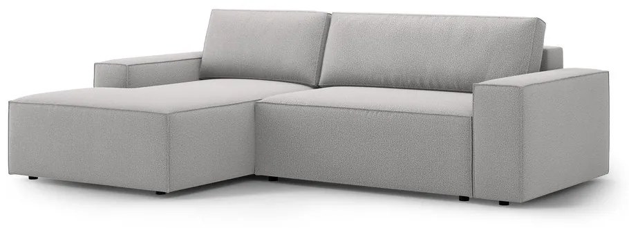 Svetlosivá rozkladacia rohová pohovka (ľavý roh) Jodie – Micadoni Home