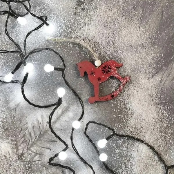 LED vonkajší vianočný reťaz 480 LED/8 funkcií 53 m studená biela IP44