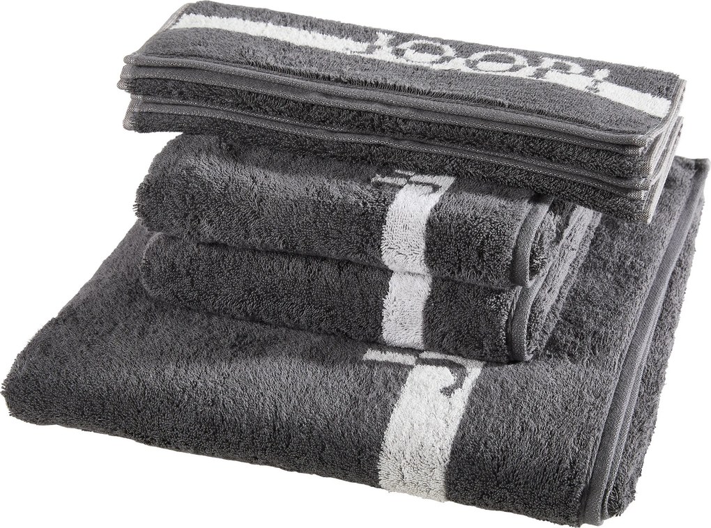 XXXLutz SADA FROTÉ UTERÁKOV, sivá, tmavosivá Joop! - Kúpeľňový textil - 003367070402