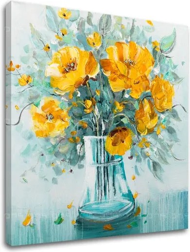Obraz na plátne KVETY VO VÁZE 1 dielny XOBCH1857WE1