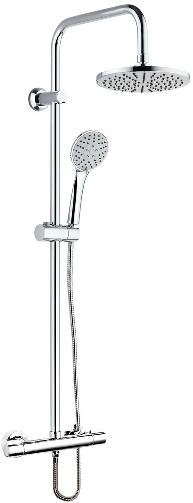 Invena Esla, sprchový stĺp s termostatickou batériou, chróm, INV-AU-94-D01-C