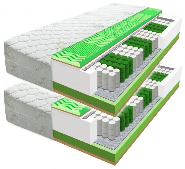 ECOMATRACE  POSEJDON  PREMIUM 1+1 Rozmery  80x200