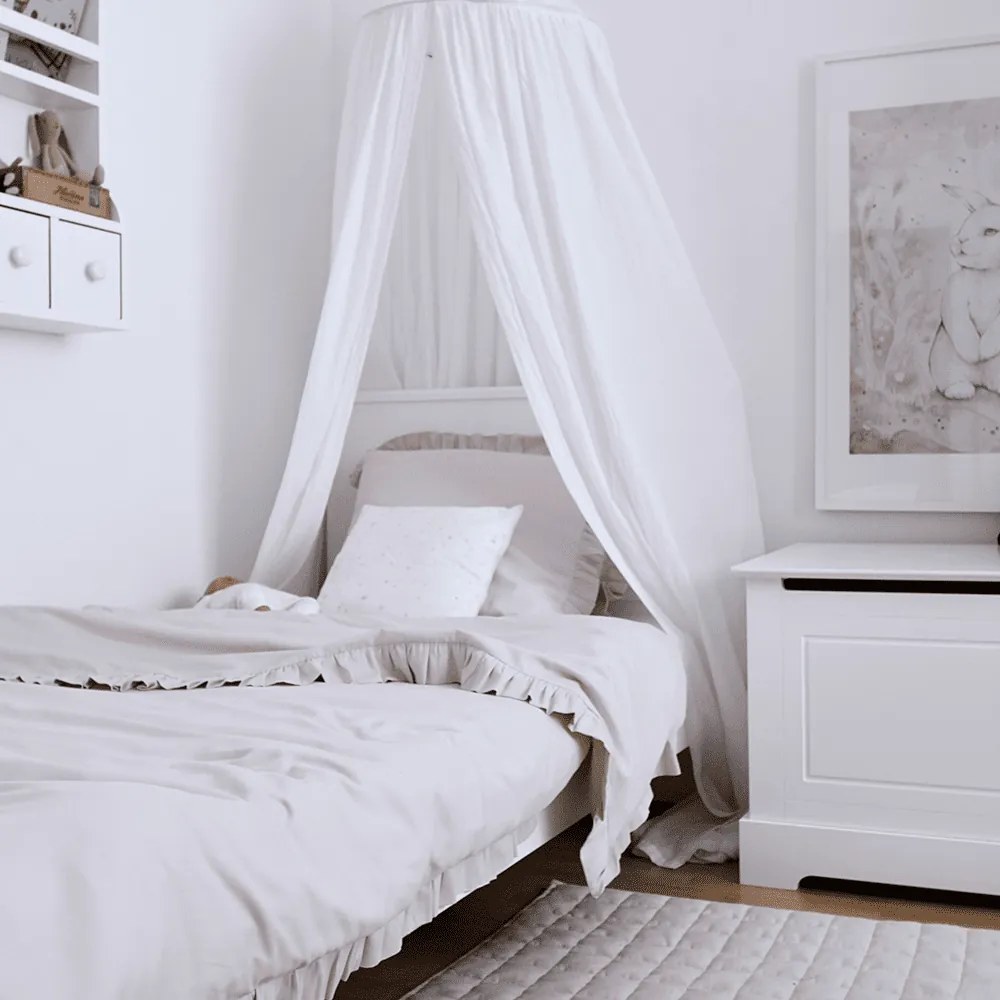 Posteľná bielizeň s volánom – púdrovo ružová Margaret od 140x200 cm 160x200 cm