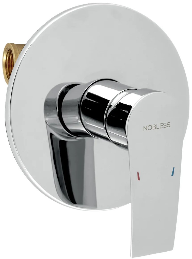 Novaservis Nobless Heda, sprchová podomietková batéria, chrómová, 40050,0
