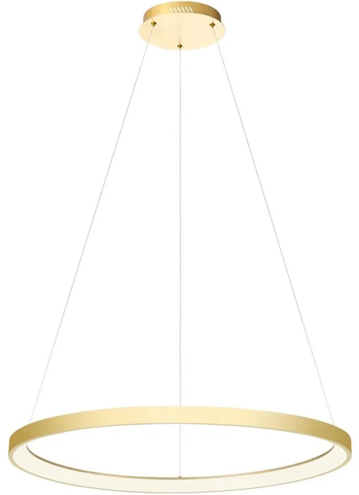 Redo 01-2676-LED Stmievateľný luster na lanku ICONIC LED/60W/230Vpr. 78 cm zlatá UN1389