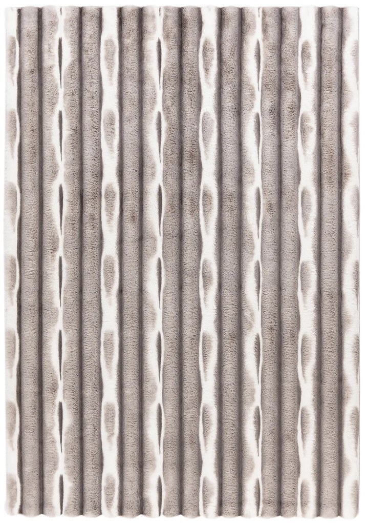 Kusový koberec My Waves 305 Silver, 40x60, šedá, obývacia izba, Obsession