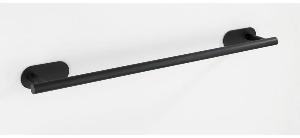 Antikoro matne čierny nástenný držiak na uteráky Wenko Orea Rail Turbo-Loc ®
