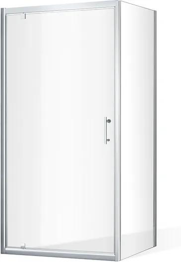 Roltechnik Otváracie jednokrídlové sprchové dvere OBDO1 s pevnou stenou OBB 100 cm 90 cm