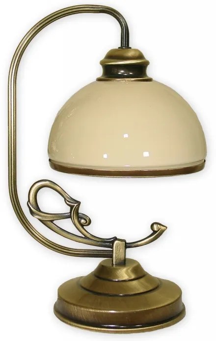 Stolná lampička Lemir 518/L1 DELTA patina