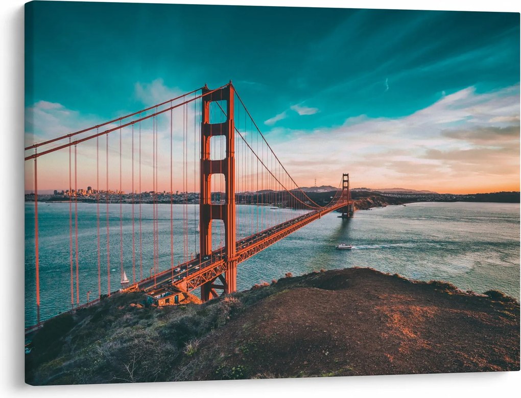 Obraz- Golden Gate, San Francisco (70x50 cm)