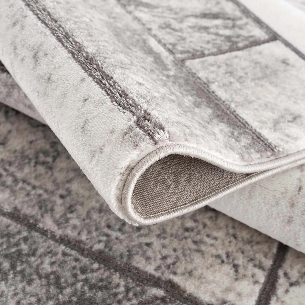 Dekorstudio Moderný koberec NOA - vzor 9250 sivý Rozmer koberca: 80x300cm