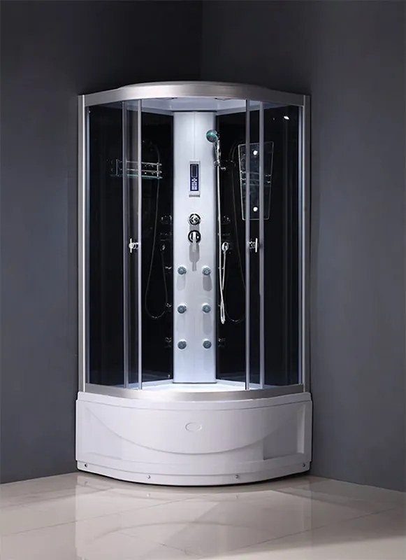 BPS-koupelny Hydromasážny box WSH306AS 90, 90x90 so saunou