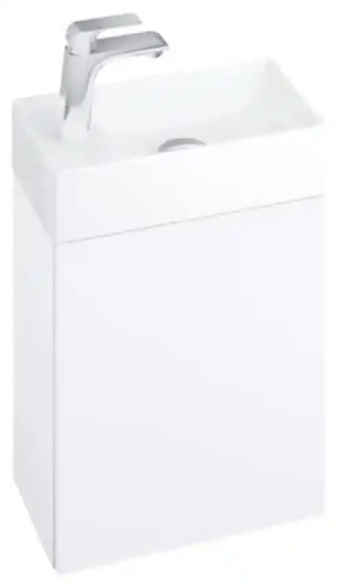 Kúpeľňová skrinka pod umývadlo Ravak Veda 40x50x22 cm biela/biela lesk  X000001386 | BIANO