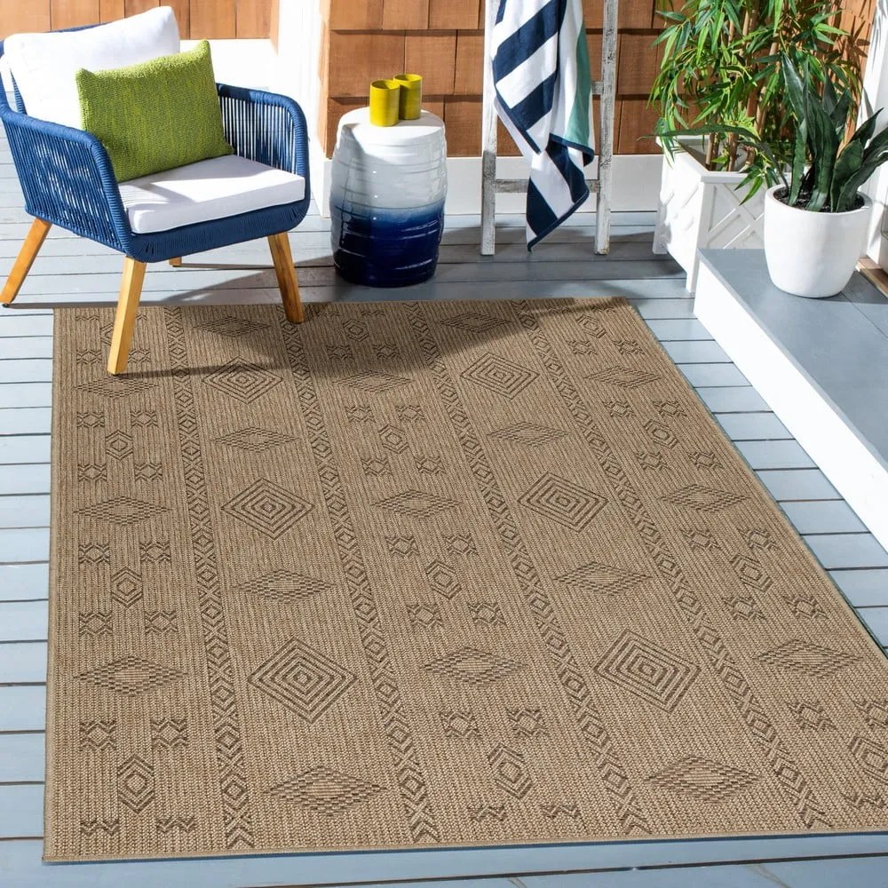 Vonkajší behúň v prírodnej farbe 80x250 cm Dhaka – Ayyildiz Carpets