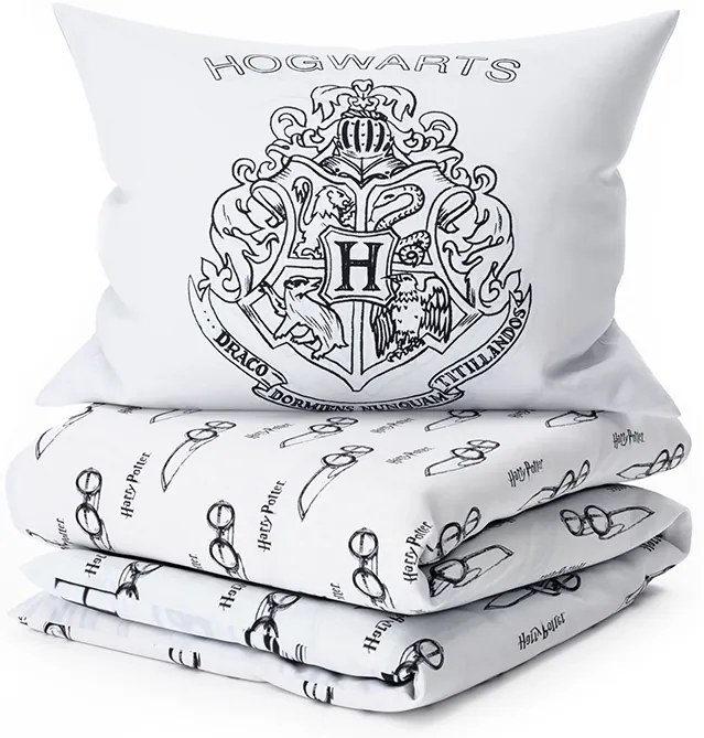 Svietiace obliečky HARRY POTTER VISION biele Rozmer obliečok: 70 x 90 cm | 140 x 200 cm