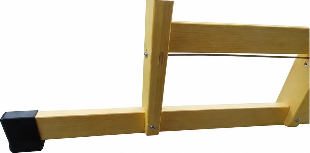 Drevený jednostranný oporný rebrík Sadař, 4 m